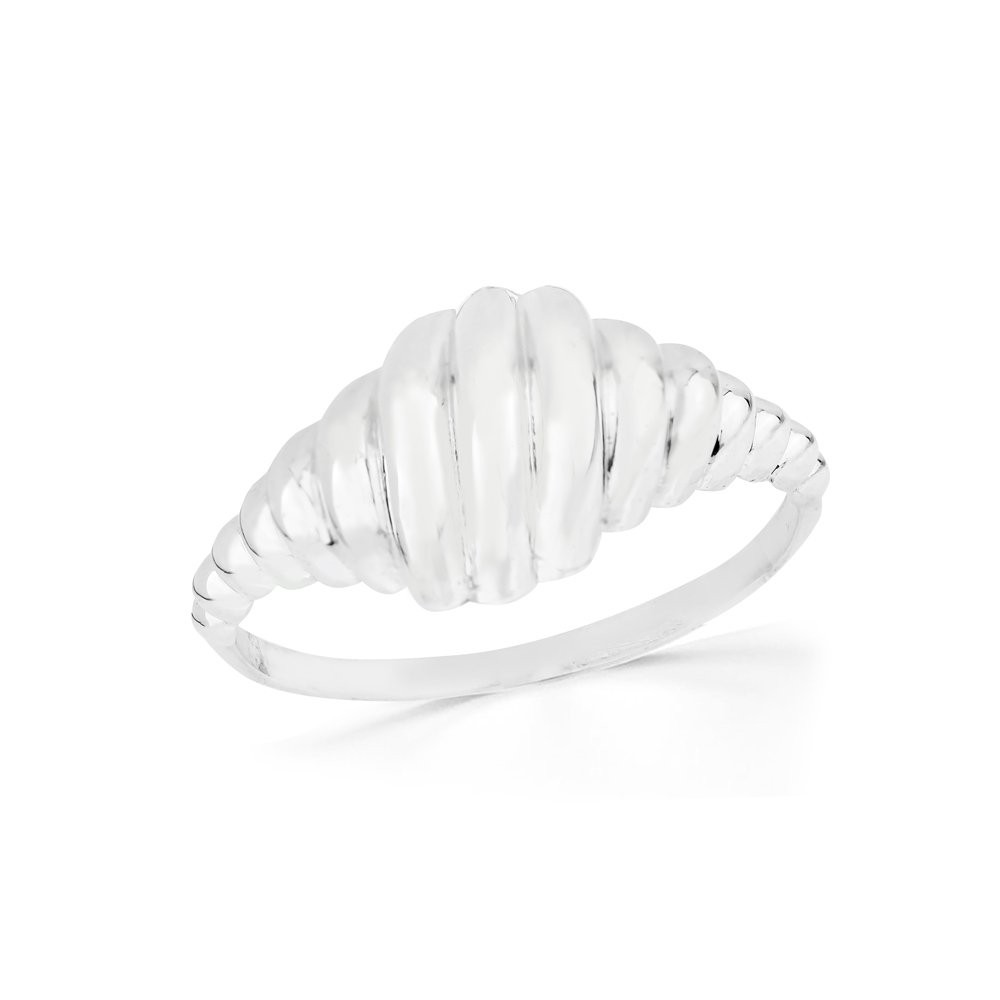 Conjunto de prata CROISSANT ANEL